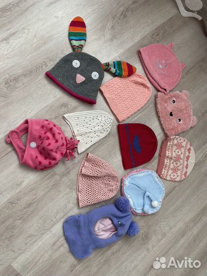 Детские шапочки для девочек