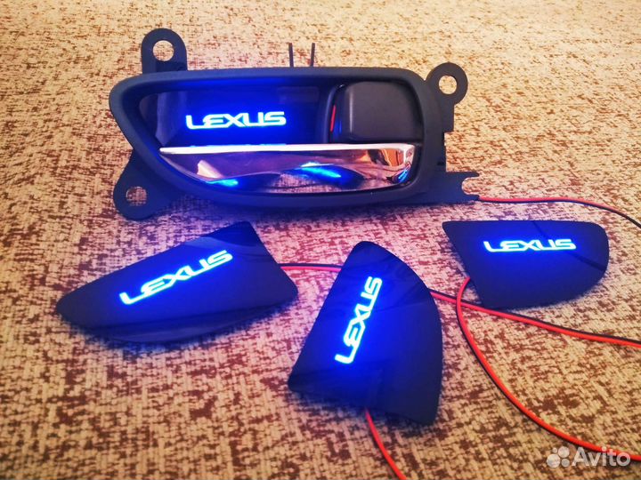 Led подсветка салонных ручек дверей