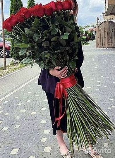 Букет роз 101 роза 51 роза