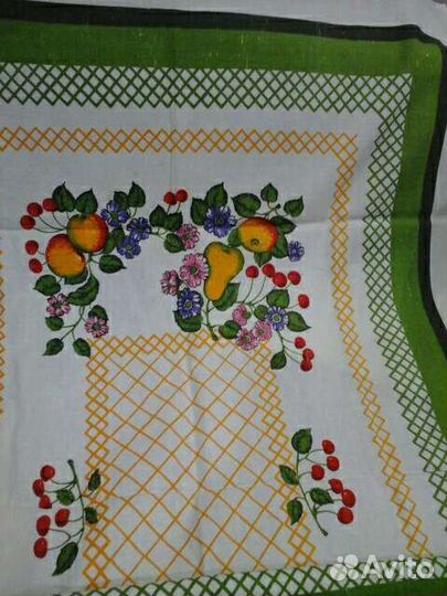 Новая льняная скатерть