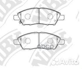 Колодки тормозные дисковые передние NiBK PN0397
