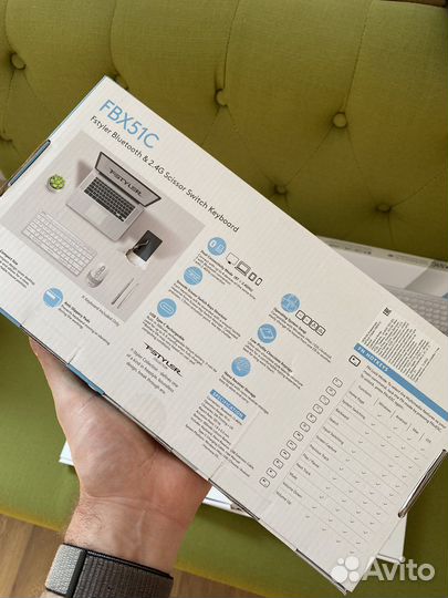 Беспроводная клавиатура a4tech Fstyler FBX51C