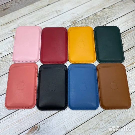 Чехол-бумажник для карт MagSafe Leather Wallet