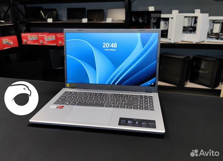 Новый Acer 15,6' IPS/AMD 7120u/8 GB DDR5/SSD 256GB