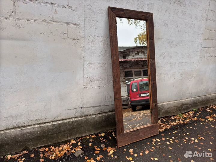 Ростовое зеркало лофт