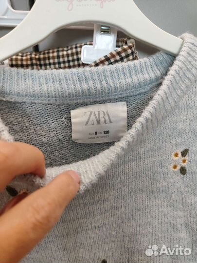 Zara комплект школьной одежды для девочек 128