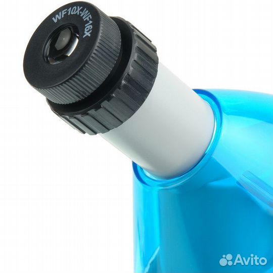 Микроскоп Микромед Атом 40x-640x лазурь