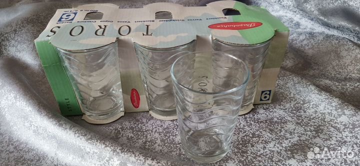 Стаканы стекло новые