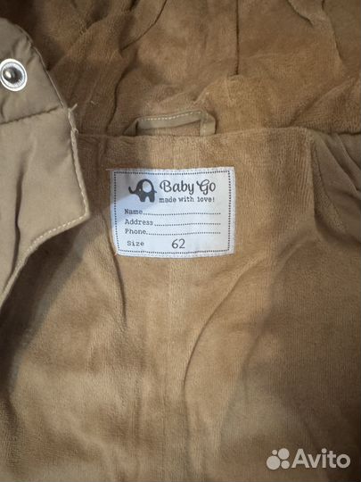 Осенний комбинезон 62