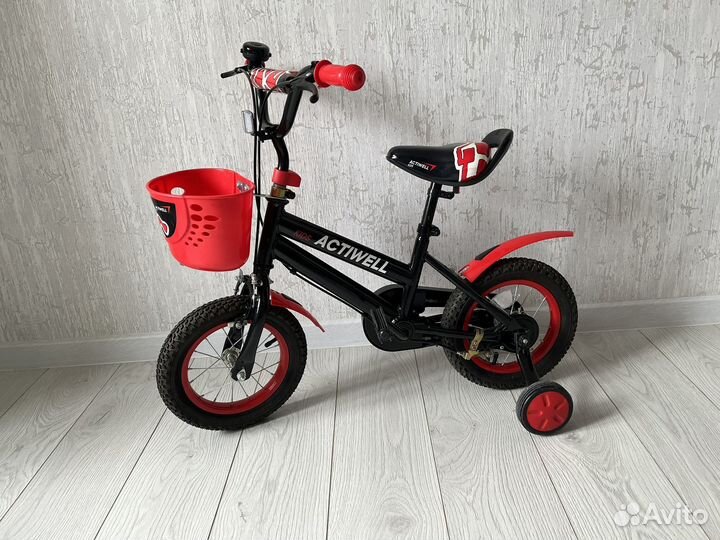 Детский велосипед 12 двухколесный