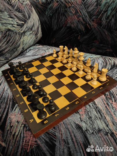 Шахматы деревянные времён СССР