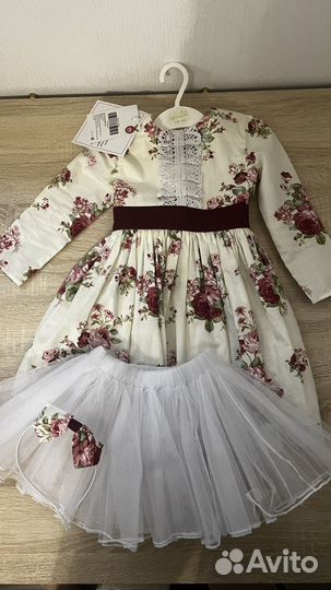 Платье для девочки 104 110 праздничное