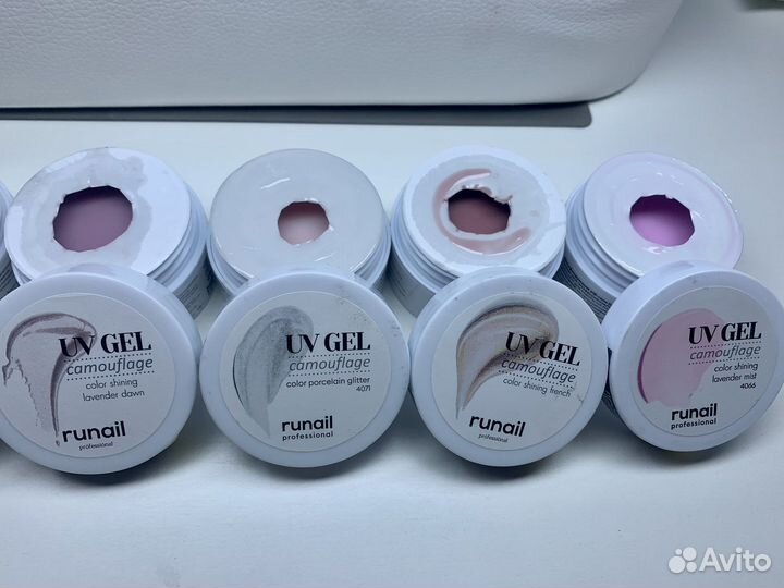 Продам гель лаки, базы, гели бу