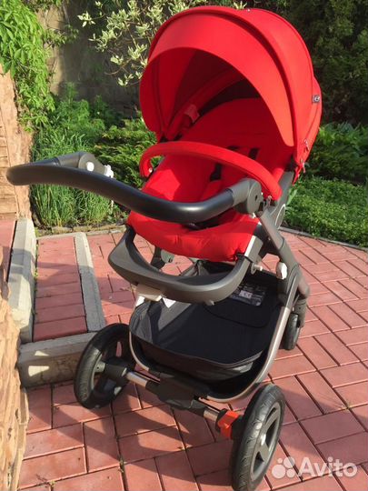 Коляска stokke trailz 2 в 1 состояние новой