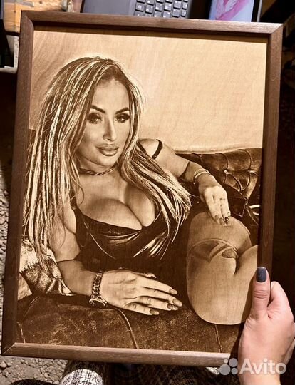 Выжигание портретов на дереве