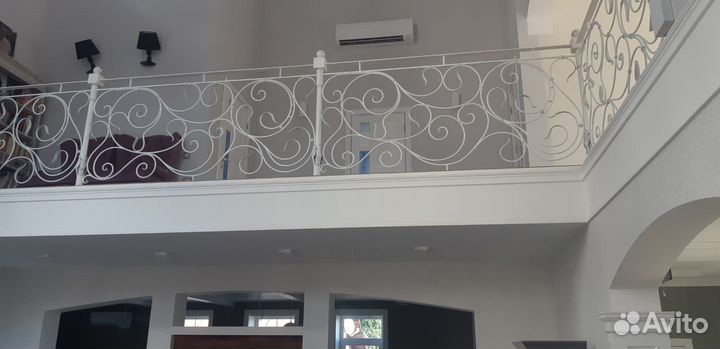 Перила из кованных элементов