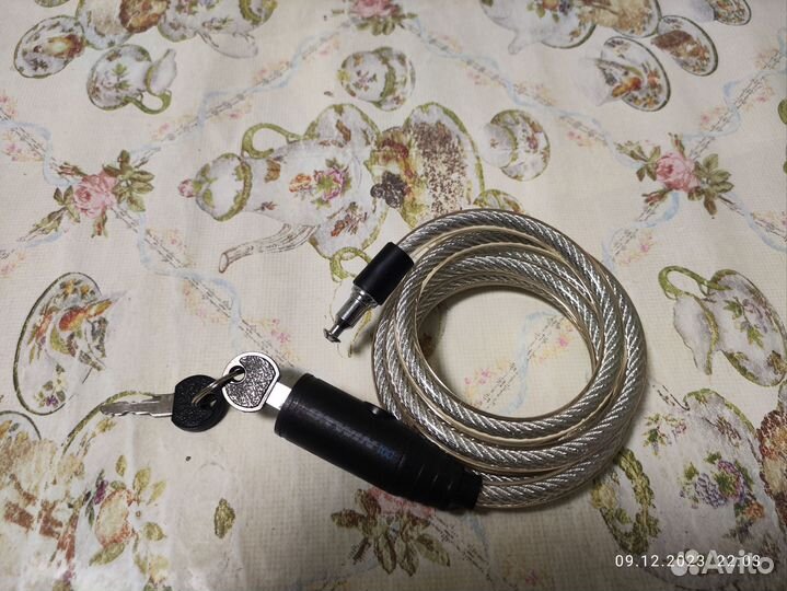 Чехол на велосипедное сиденье и противоугонка