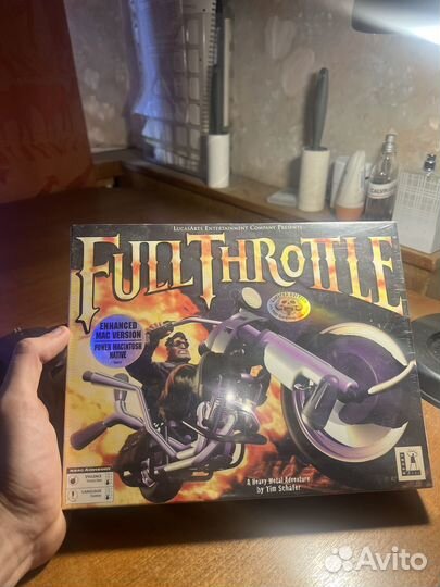 Full Throttle Mac редкая запечатанная 1995