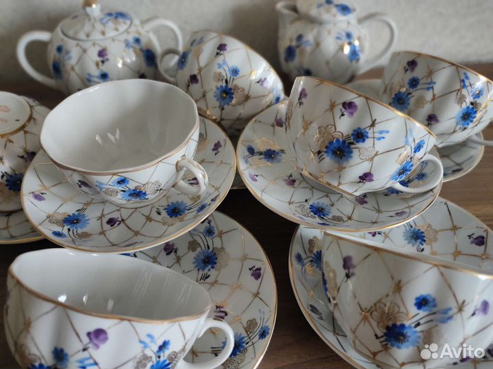 Сервиз чайный Васильки лфз
