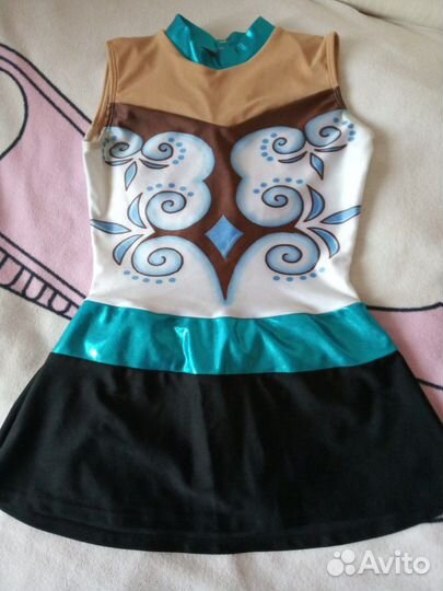 Купальник для художеств. гимнастики рост 130-146см