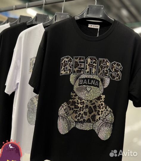 Женские футболки со стразами 44-46-48-50-52-54