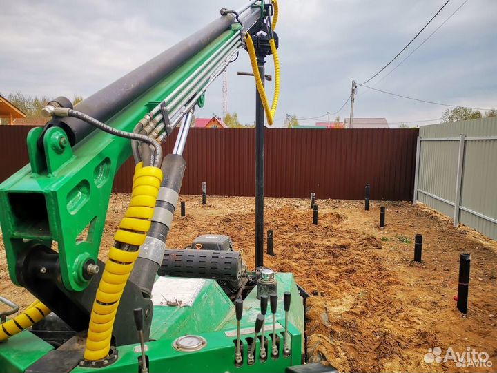 Винтовые сваи под ключ установка