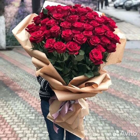 Роза, букет из роз, доставка цветов