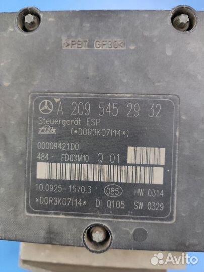 Блок ABS (насос) Mercedes C w203, A 209 545 29 32