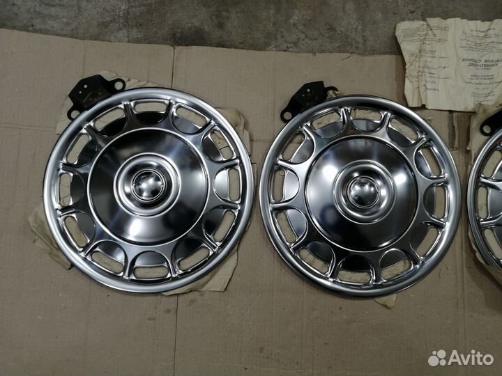 Новые колпаки газ Волга 15 хром оригинал