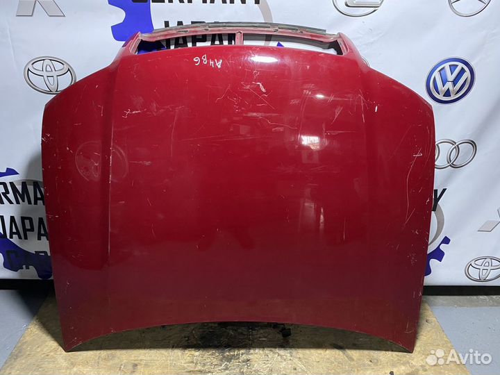 Капот красный VolksWagen A4 B6