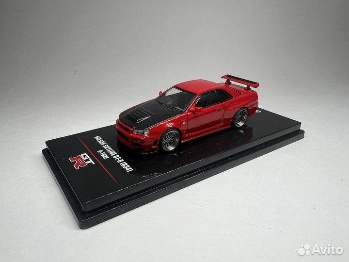 Nissan Skyline GT-R R34 inno 64 1:64
