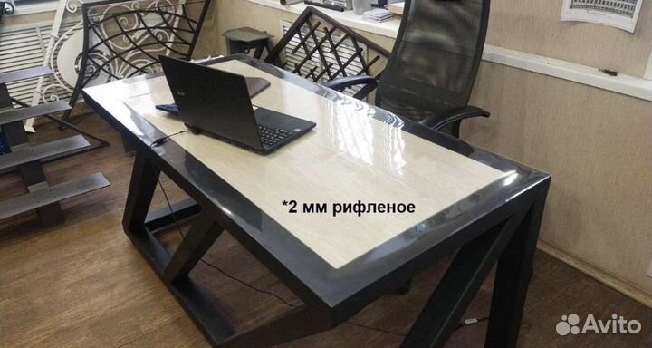 Гибкое стекло на стол любой формы. Тюмень