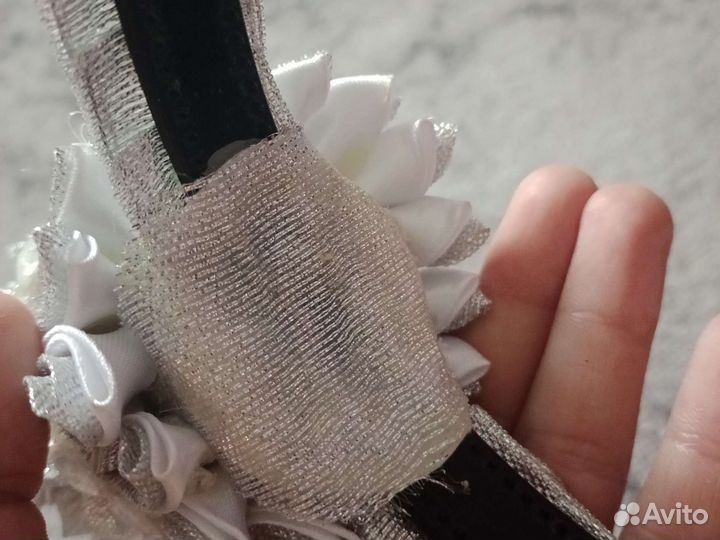 Ободок для волос ручной работы