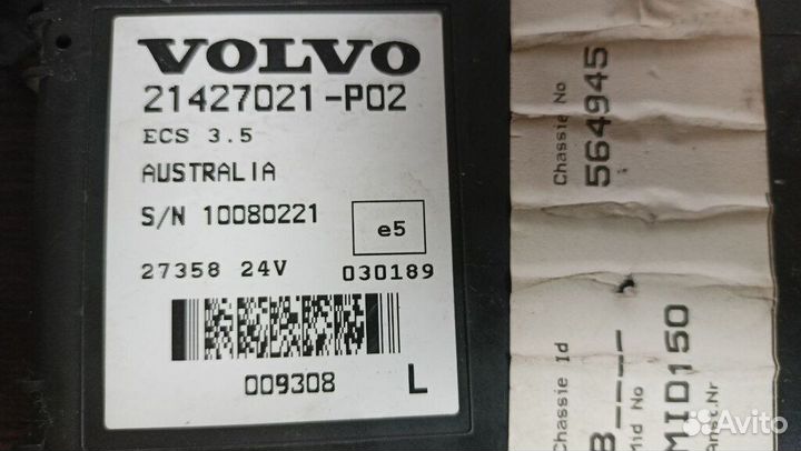 Блок управления выравнивание подвески \volvo