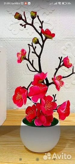 Искусственные растения Сакура Бонсай(Орхидея)