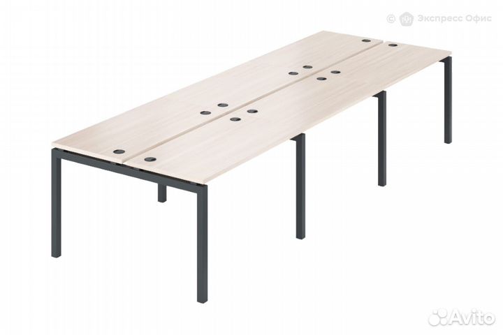 Стол-бенч двойной на 6 рабочих мест Арго амб-002.6