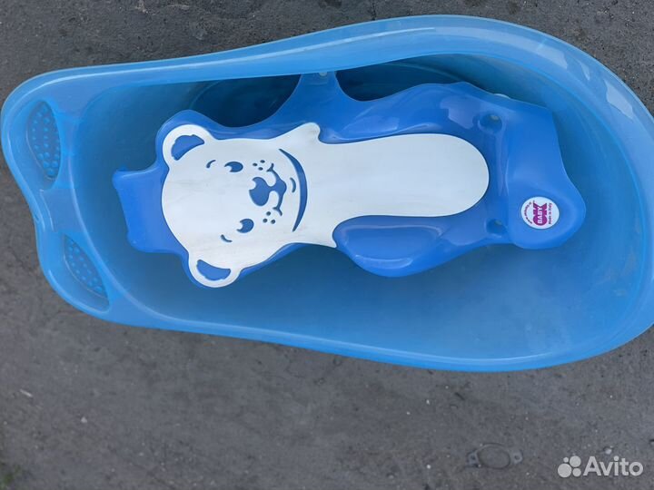 Ванна mothercare детская и горка в ванну ok baby