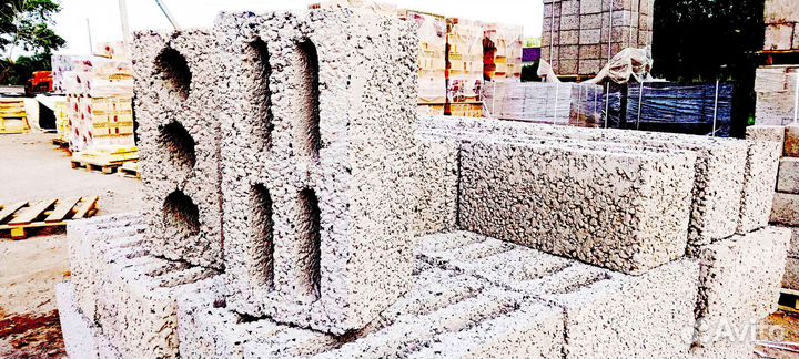 Керамзитные, бетонные блоки gost- К886
