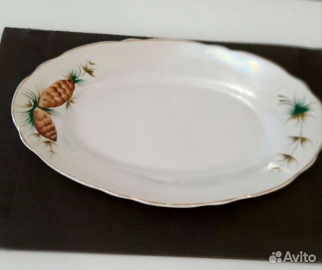 Блюдо большое овальное СССР