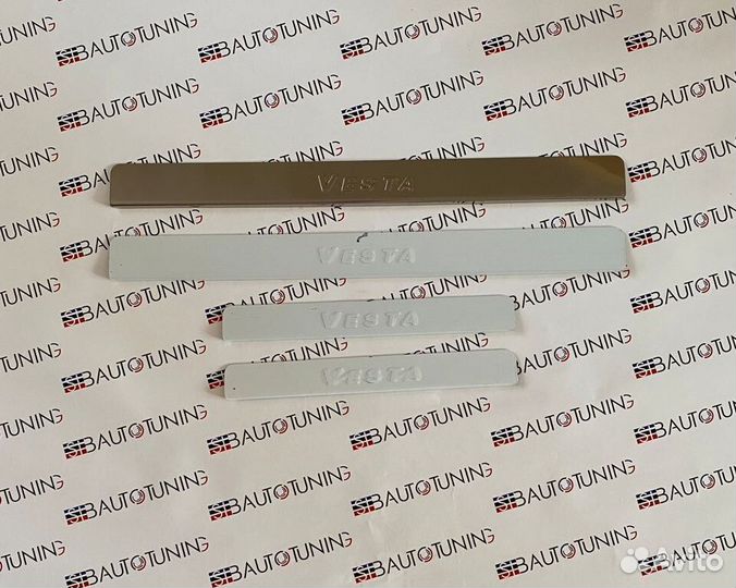 Накладки на пороги LADA Vesta SW (хром)