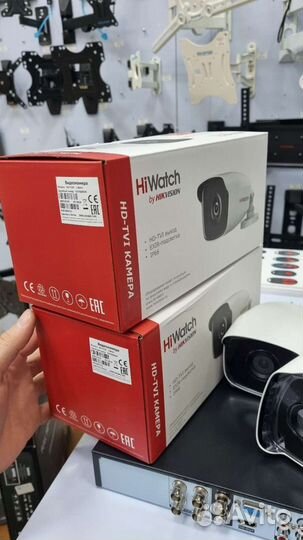 Комплект видеонаблюдения 2 камеры