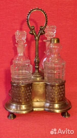 Судок столовый. Набор для специй. Пецъ Пец 19 век