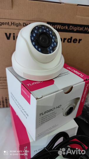 Комплект видеонаблюдения на 3 камеры