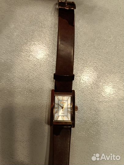 Часы, серьги