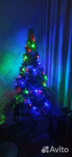 Ель искуственная заснеженная бу