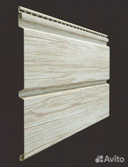 Сайдинг виниловый Docke LUX под дерево брус орех