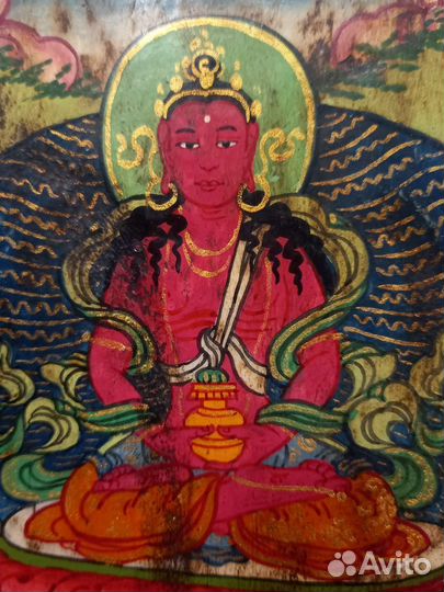 Тханки Тибет середина 19 в кость