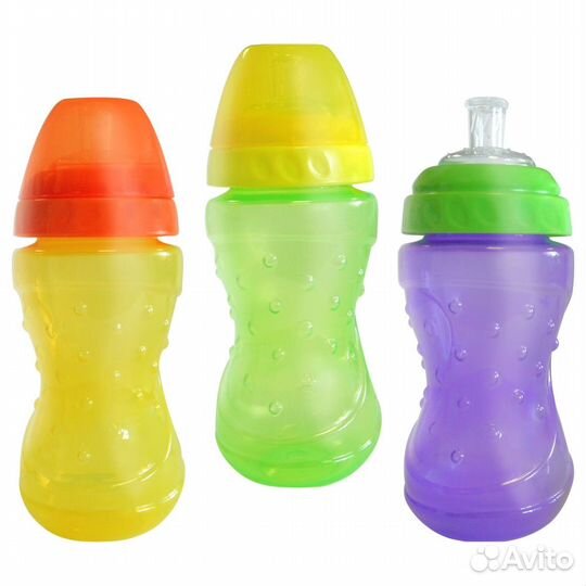 Поильник-непроливайка с мягким носиком Спорт Lubb