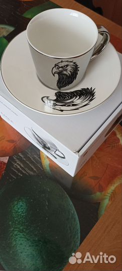 Чашка с блюдцем kuchenland