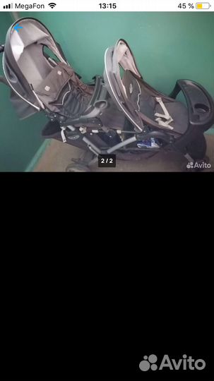 Коляска для двойни